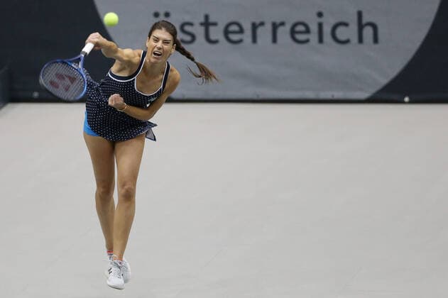 Sport Bilder des Tages Sorana Cirstea, ROU, during second round of 2020 Upper Austria Ladies in Linz AUT, 12 11 2020; -