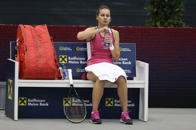 Veronika Kudermyetova, RUS, during second round of 2020 Upper Austria Ladies in Linz AUT, 12 11 2020; -