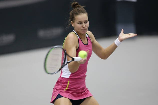 Veronika Kudermyetova, RUS, during second round of 2020 Upper Austria Ladies in Linz AUT, 12 11 2020; -