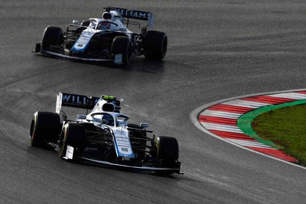 Motorsports: FIA Formula One World Championship, WM, Weltmeisterschaft 2020, Grand Prix of Turkey Motorsports: FIA Formula One World Championship 2020, Grand Prix of Turkey, 6 Nicholas Latifi (CAN, Williams Racing), 63 George Russell (GBR, Williams Racing),
