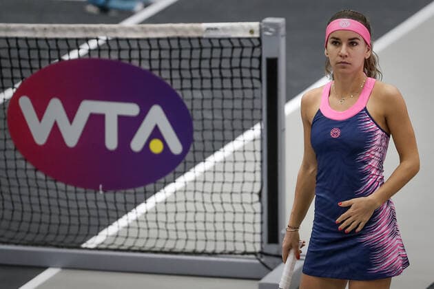 TENNIS - WTA, Tennis Damen Upper Austria Ladies Linz LINZ,AUSTRIA,13.NOV.20 - TENNIS - WTA Tour, Upper Austria Ladies Linz. Image shows Irina Bara (ROU). GEPAxpictures xManfredxBinder
