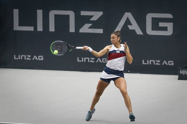 TENNIS - WTA, Tennis Damen Upper Austria Ladies Linz LINZ,AUSTRIA,13.NOV.20 - TENNIS - WTA Tour, Upper Austria Ladies Linz. Image shows Irina Bara (ROU). GEPAxpictures xManfredxBinder