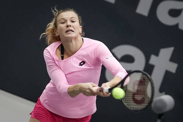 TENNIS - WTA, Tennis Damen Upper Austria Ladies Linz LINZ,AUSTRIA,13.NOV.20 - TENNIS - WTA Tour, Upper Austria Ladies Linz. Image shows Katerina Siniakova (CZE). GEPAxpictures xManfredxBinder