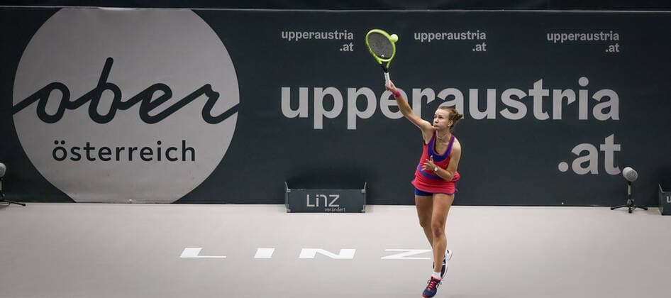 TENNIS - WTA, Tennis Damen Upper Austria Ladies Linz LINZ,AUSTRIA,13.NOV.20 - TENNIS - WTA Tour, Upper Austria Ladies Linz. Image shows Barbora Krejcikova (CZE). GEPAxpictures xManfredxBinder