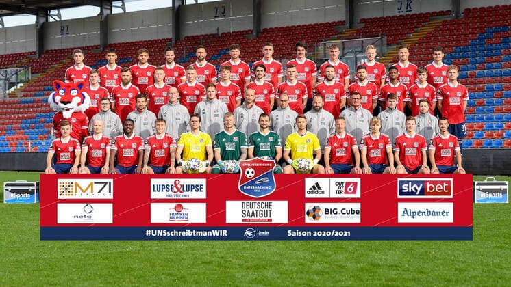 SpVgg Unterhaching; 3.Liga, Porträttermin Mannschaftsbild