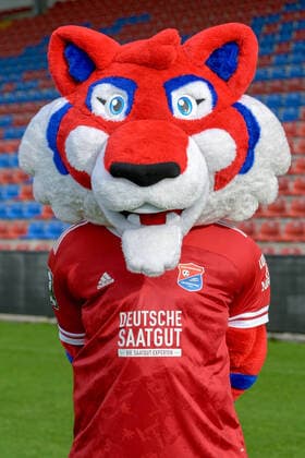 Fonzi (Maskottchen); SpVgg Unterhaching; 3.Liga, Porträttermin