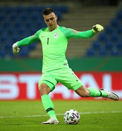 12.11.2020, Fussball, U21, U 21 Länderspiel, Testspiel, Deutschland - Solwenien, im Eintracht-Stadion Braunschweig. Torwart Igor Vekic (Slowenien)