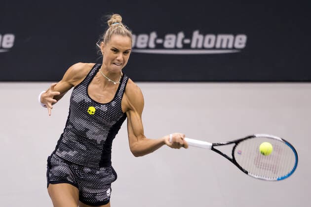 TENNIS - WTA, Tennis Damen Upper Austria Ladies Linz LINZ,AUSTRIA,14.NOV.20 - TENNIS - WTA Tour, Upper Austria Ladies Linz. Image shows Arantxa Rus (NED). GEPAxpictures xManfredxBinder