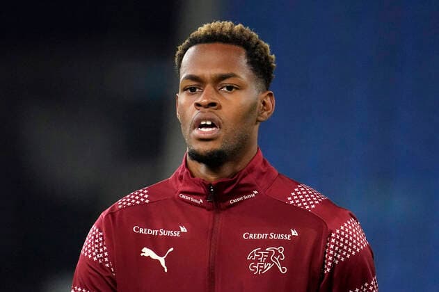 Edimilson Fernandes, SUI, Schweiz - Spanien, Nations League, Länderspiel, Fussball, 14.11.2020 *** Edimilson Fernandes, SUI, Switzerland Spain, Nations League, international, football, 14 11 2020 