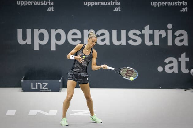 TENNIS - WTA, Tennis Damen Upper Austria Ladies Linz LINZ,AUSTRIA,15.NOV.20 - TENNIS - WTA Tour, Upper Austria Ladies Linz, final. Image shows Arantxa Rus (NED). GEPAxpictures xManfredxBinder