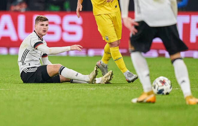 Timo WERNER, DFB 9 in the match GERMANY - UKRAINE 3-1 UEFA Nations League, German Football Nationalteam, DFB , Season 2020 2021 in Leipzig, Germany, November 14, 2020