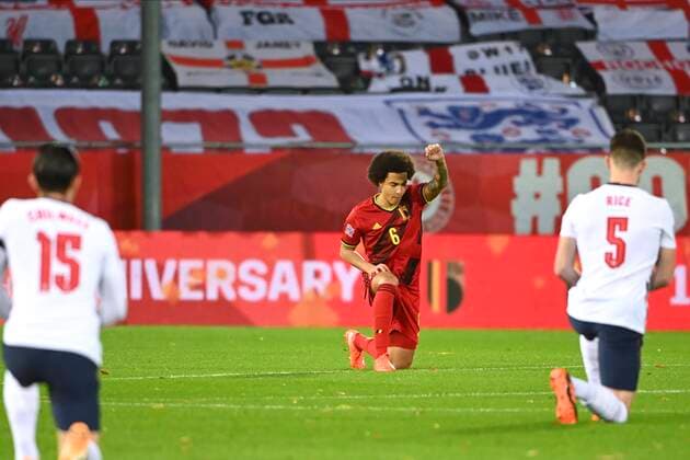 LEUVEN, BELGIUM - NOVEMBER 15 : Axel Witsel midfielder of Belgium during the UEFA Nations League match group stage final tournament - League A - Group 2 between Belgium and England on November 15, 2020 in Leuven, Belgium, 15 11 2020 ( Photo by Vincent Kalut Photonews FOOTBALL : UEFA Nations League - League A - Group 2 - Belgique vs Angleterre - 15 11 2020 PHOTONEWS PANORAMIC 