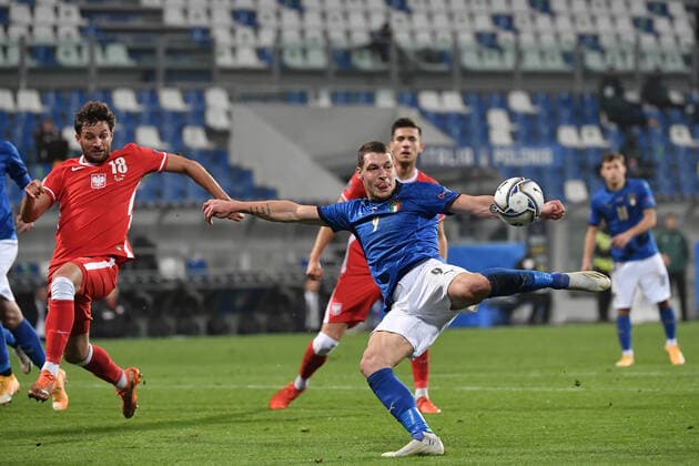 Andrea Belotti of Italy during the Uefa Nation League Group Stage A1 football match between Italy and Poland at Citta del Tricolore Stadium in Reggio Emilia (Italy), November, 15, 2020. Photo Andrea Staccioli Insidefoto andreaxstaccioli