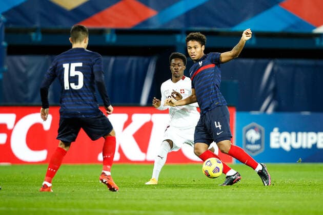Boubacar Kamara ( France ) - FOOTBALL : France vs Suisse - Caen - 16 11 2020 FedericoPestellini Panoramic 