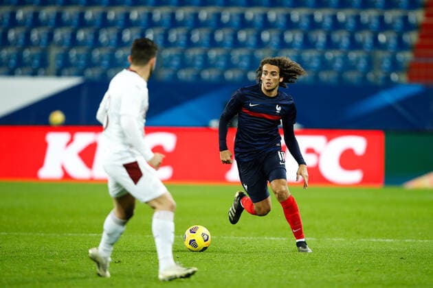 Matteo Guendouzi ( France ) - FOOTBALL : France vs Suisse - Caen - 16 11 2020 FedericoPestellini Panoramic 