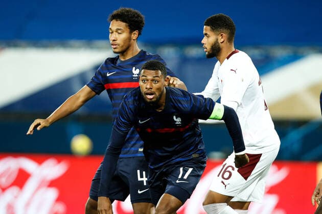 Jeff Reine Adelaide ( France ) - Simon Sohm ( Suisse ) - FOOTBALL : France vs Suisse - Caen - 16 11 2020 FedericoPestellini Panoramic 