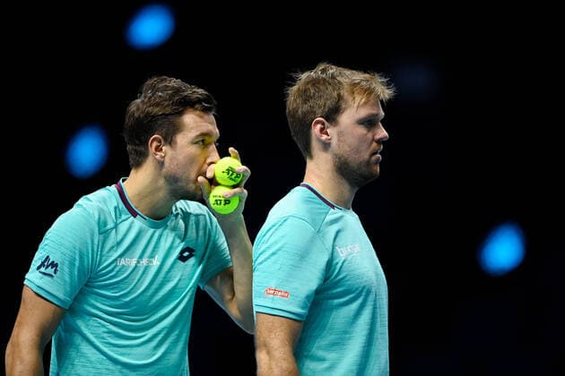 2020 ATP, Tennis Herren Finals , London Kevin Krawietz , Germany and Andreas Mies , Germany