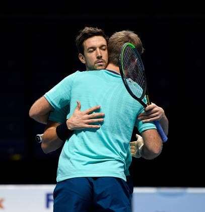 2020 ATP, Tennis Herren Finals , London Kevin Krawietz , Germany and Andreas Mies , Germany