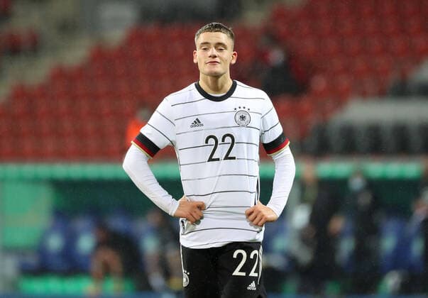 Deutschland vs. Wales U21, U 21 EM Quali Braunschweig, 17.11.2020, U21 EM 2021 Qualifikationsspiel, Deutschland vs. Wales. Florian Wirtz (U-21 Deutschland) Braunschweig
