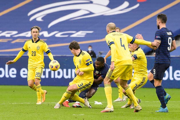 Marcus Thuram (France) FOOTBALL : France vs Suede - Ligue des Nations - stade de France - 17 11 2020 JBAutissier Panoramic 