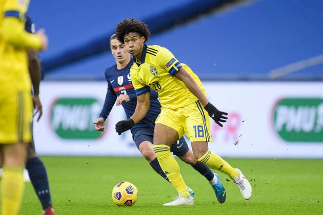 Jens Lys Cajuste (Sweden) FOOTBALL : France vs Suede - Ligue des Nations - stade de France - 17 11 2020 JBAutissier Panoramic 