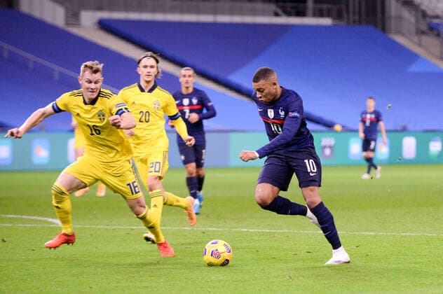 10 KYLIAN MBAPPE (FRA) FOOTBALL : France vs Suede - Ligue des Nations - 17 11 2020 FEP Panoramic 