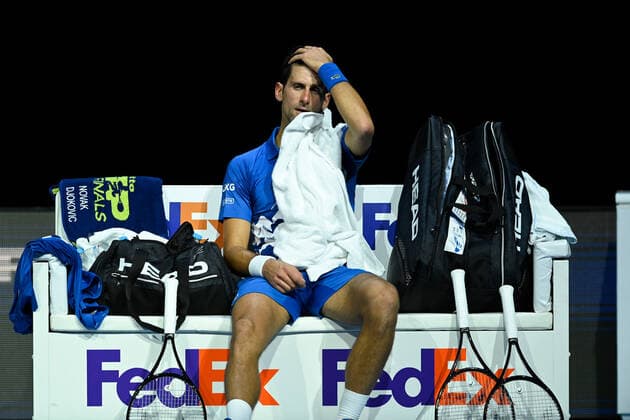 2020 ATP, Tennis Herren Finals , London Novak Djokovic , Serbia