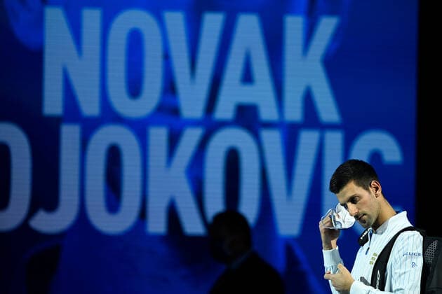 2020 ATP, Tennis Herren Finals , London Novak Djokovic , Serbia