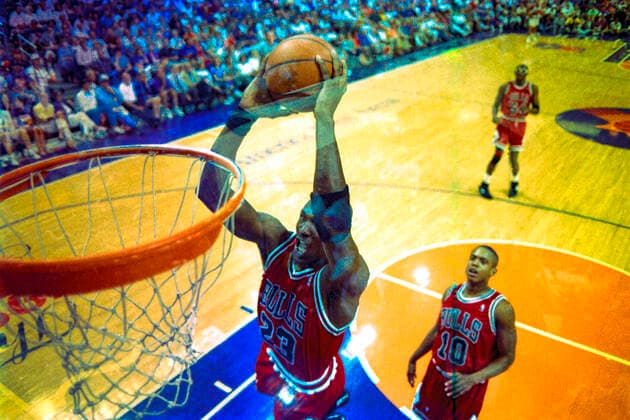Michael Jordan 1993 NBA, Basketball Herren, USA Finals Michael Jordan during game 6 of the 1993 NBA Finals. Phoenix America West Arena Arizona United States Copyright: xDUOMO PCNx BK0803_082717