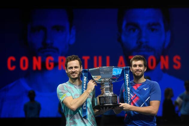 2020 ATP, Tennis Herren Finals , London Wesly Koolhof , The Netherlands and Nikola Mektic , Croatia