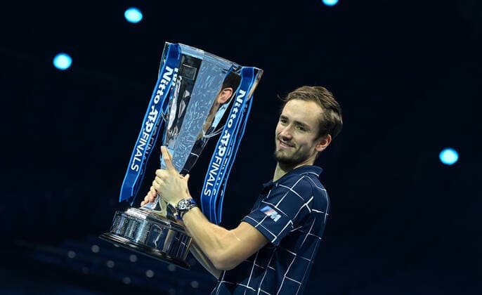 2020 ATP, Tennis Herren Finals , London Daniil Medvedev , Russia