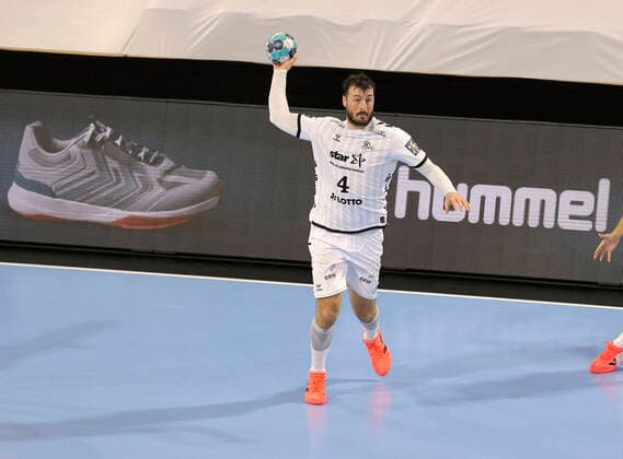 Foto : Domagoj Duvnjak (Kiel) Handball Herren am 19.11.2020 Championsleague THW Kiel - CF Barcelona 26 - 32
