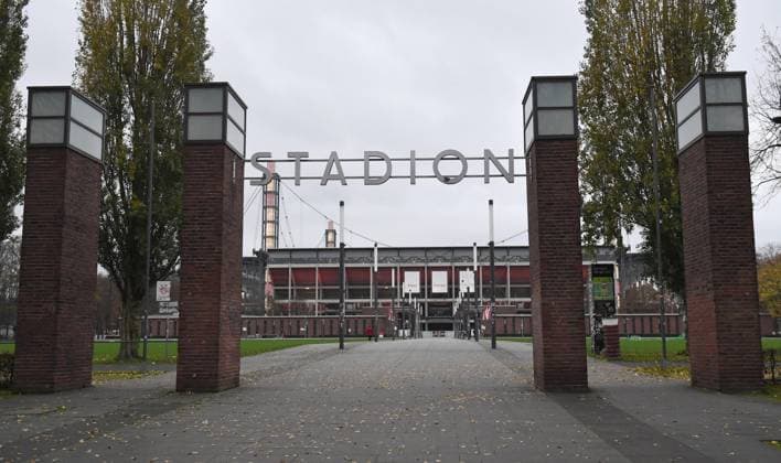 Blick zum RheinEnergieSTADION Fussball, Herren, Saison 2020 2021, 1. Bundesliga (8. Spieltag), 1. FC Köln - 1. FC Union Berlin (1:2), 22.11. 2020, Copyright: xMatthiasxKochx