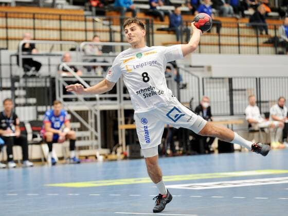 Lucas Krzikalla (DHfK Leipzig 08), Torwurf HBW Balingen-Weilstetten vs SC DHfK Leipzig, Handball, Liqui Moly HBL, Herren, 1. Bundesliga, Saison 2020 2021, 26.11.2020, HBW Balingen-Weilstetten vs SC DHfK Leipzig, Handball, Liqui Moly HBL, Herren, 1. Bundesliga, Saison 2020 2021, 26.11.2020 Balingen Copyright: xNicolasxWoern Eibner-Pressefotox EP_NWN