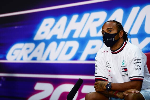 Motorsports: FIA Formula One World Championship, WM, Weltmeisterschaft 2020, Grand Prix of Bahrain Motorsports: FIA Formula One World Championship 2020, Grand Prix of Bahrain, 44 Lewis Hamilton (GBR, Mercedes-AMG Petronas Formula One Team),