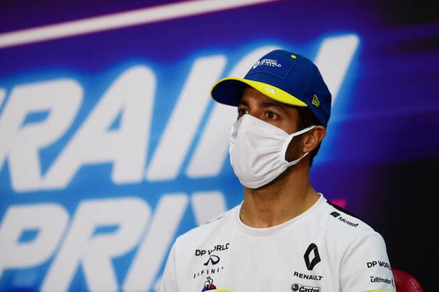 Motorsports: FIA Formula One World Championship, WM, Weltmeisterschaft 2020, Grand Prix of Bahrain Motorsports: FIA Formula One World Championship 2020, Grand Prix of Bahrain, 3 Daniel Ricciardo (AUS, Renault DP World F1 Team),