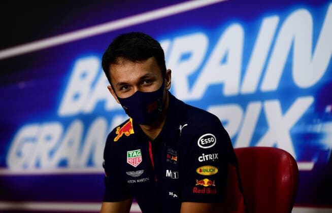 Motorsports: FIA Formula One World Championship, WM, Weltmeisterschaft 2020, Grand Prix of Bahrain Motorsports: FIA Formula One World Championship 2020, Grand Prix of Bahrain, 23 Alexander Albon (THA, Aston Martin Red Bull Racing),