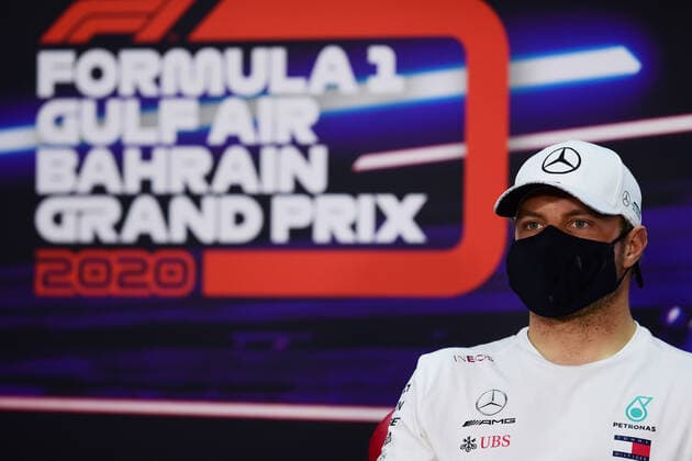 Motorsports: FIA Formula One World Championship, WM, Weltmeisterschaft 2020, Grand Prix of Bahrain Motorsports: FIA Formula One World Championship 2020, Grand Prix of Bahrain, 77 Valtteri Bottas (FIN, Mercedes-AMG Petronas Formula One Team),