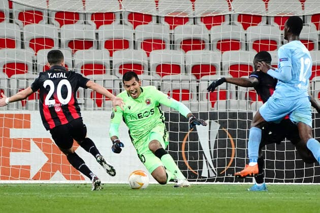 Walter Benitez (OGC Nice) FOOTBALL : OGC Nice vs Slavia Prague - Europa Ligue - Nice - 26 11 2020 NorbertScanella PanoramiC 