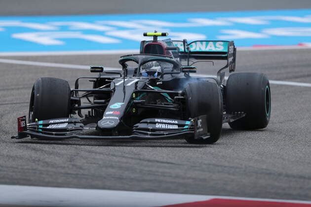 Motorsports: FIA Formula One World Championship, WM, Weltmeisterschaft 2020, Grand Prix of Bahrain Motorsports: FIA Formula One World Championship 2020, Grand Prix of Bahrain, 77 Valtteri Bottas (FIN, Mercedes-AMG Petronas Formula One Team),