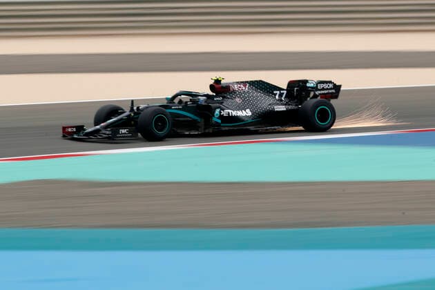 Motorsports: FIA Formula One World Championship, WM, Weltmeisterschaft 2020, Grand Prix of Bahrain Motorsports: FIA Formula One World Championship 2020, Grand Prix of Bahrain, 77 Valtteri Bottas (FIN, Mercedes-AMG Petronas Formula One Team),