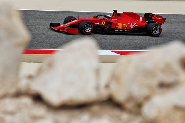 Motorsports: FIA Formula One World Championship, WM, Weltmeisterschaft 2020, Grand Prix of Bahrain Motorsports: FIA Formula One World Championship 2020, Grand Prix of Bahrain, 5 Sebastian Vettel (GER, Scuderia Ferrari Mission Winnow),
