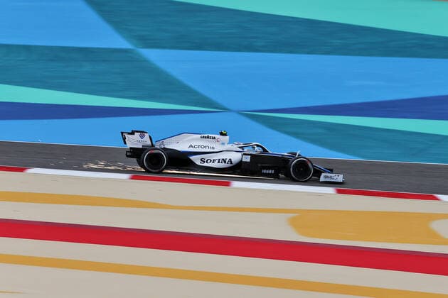Motorsports: FIA Formula One World Championship, WM, Weltmeisterschaft 2020, Grand Prix of Bahrain Motorsports: FIA Formula One World Championship 2020, Grand Prix of Bahrain, 6 Nicholas Latifi (CAN, Williams Racing),