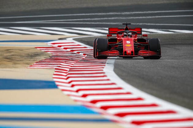 Motorsports: FIA Formula One World Championship, WM, Weltmeisterschaft 2020, Grand Prix of Bahrain Motorsports: FIA Formula One World Championship 2020, Grand Prix of Bahrain, 5 Sebastian Vettel (GER, Scuderia Ferrari Mission Winnow),