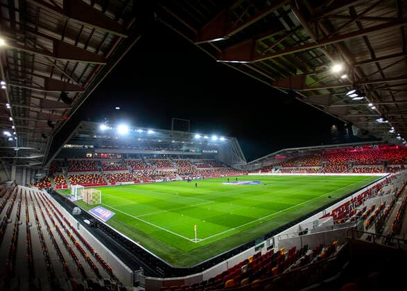 27th November 2020; Brentford Community Stadium, London, England; English Football League Championship Football, Brentford FC versus Queens Park Rangers; Inside the empty stadium due to the pandemic  ActionPlus12249606 ChrisxRoll