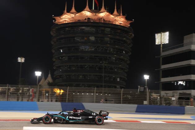 Motorsports: FIA Formula One World Championship, WM, Weltmeisterschaft 2020, Grand Prix of Bahrain, 44 Lewis Hamilton (GBR, Mercedes-AMG Petronas Formula One Team), Sakhir Bahrain