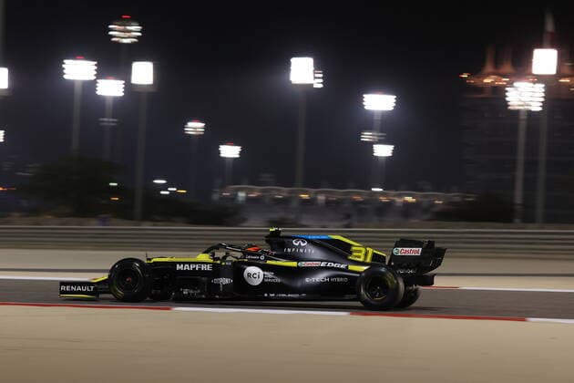 Motorsports: FIA Formula One World Championship, WM, Weltmeisterschaft 2020, Grand Prix of Bahrain, 31 Esteban Ocon (FRA, Renault DP World F1 Team), Sakhir Bahrain