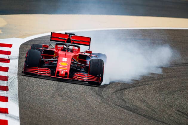 Motorsports: FIA Formula One World Championship, WM, Weltmeisterschaft 2020, Grand Prix of Bahrain, 5 Sebastian Vettel (GER, Scuderia Ferrari Mission Winnow), Sakhir Bahrain
