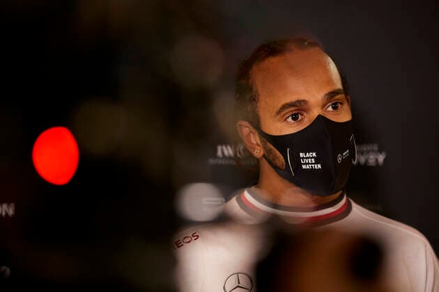 Motorsports: FIA Formula One World Championship, WM, Weltmeisterschaft 2020, Grand Prix of Bahrain Motorsports: FIA Formula One World Championship 2020, Grand Prix of Bahrain, 44 Lewis Hamilton (GBR, Mercedes-AMG Petronas Formula One Team),