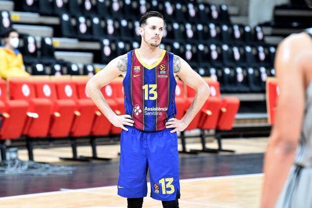 Thomas Heurtel (barcelone) BASKETBALL : LDLC ASVEL vs FC Barcelone - Euroleague - 27 11 2020 FredericChambert Panoramic 